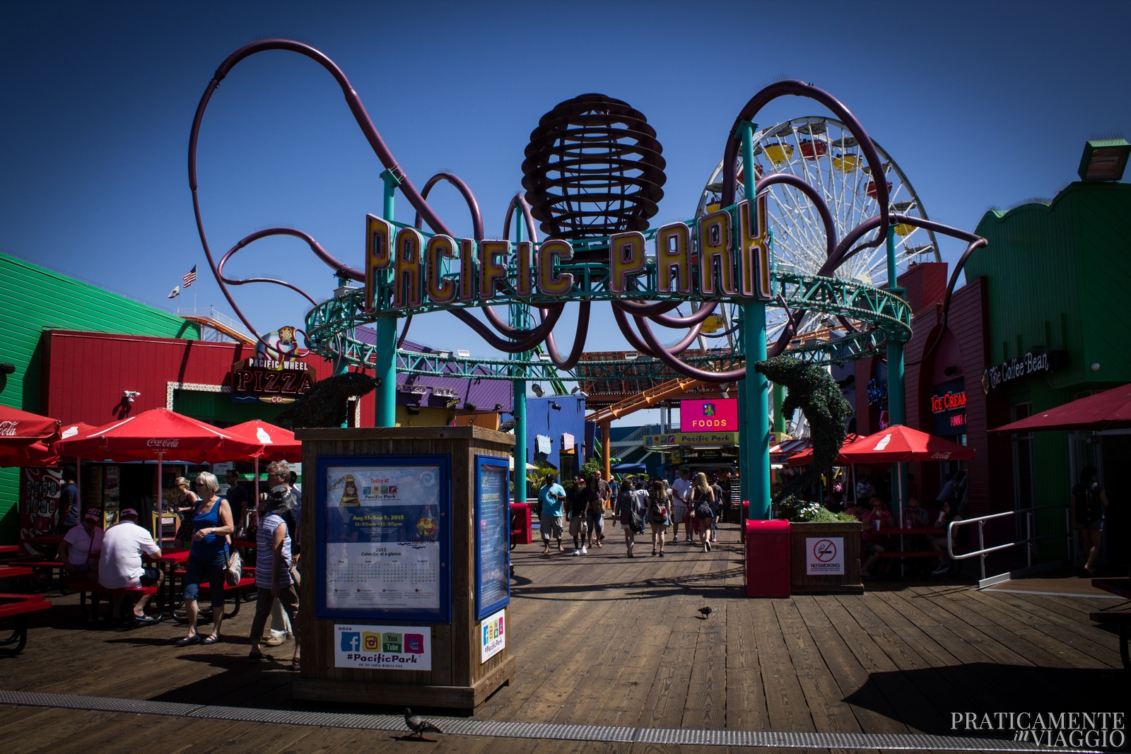 Pacific park sul Santa Monica Pier