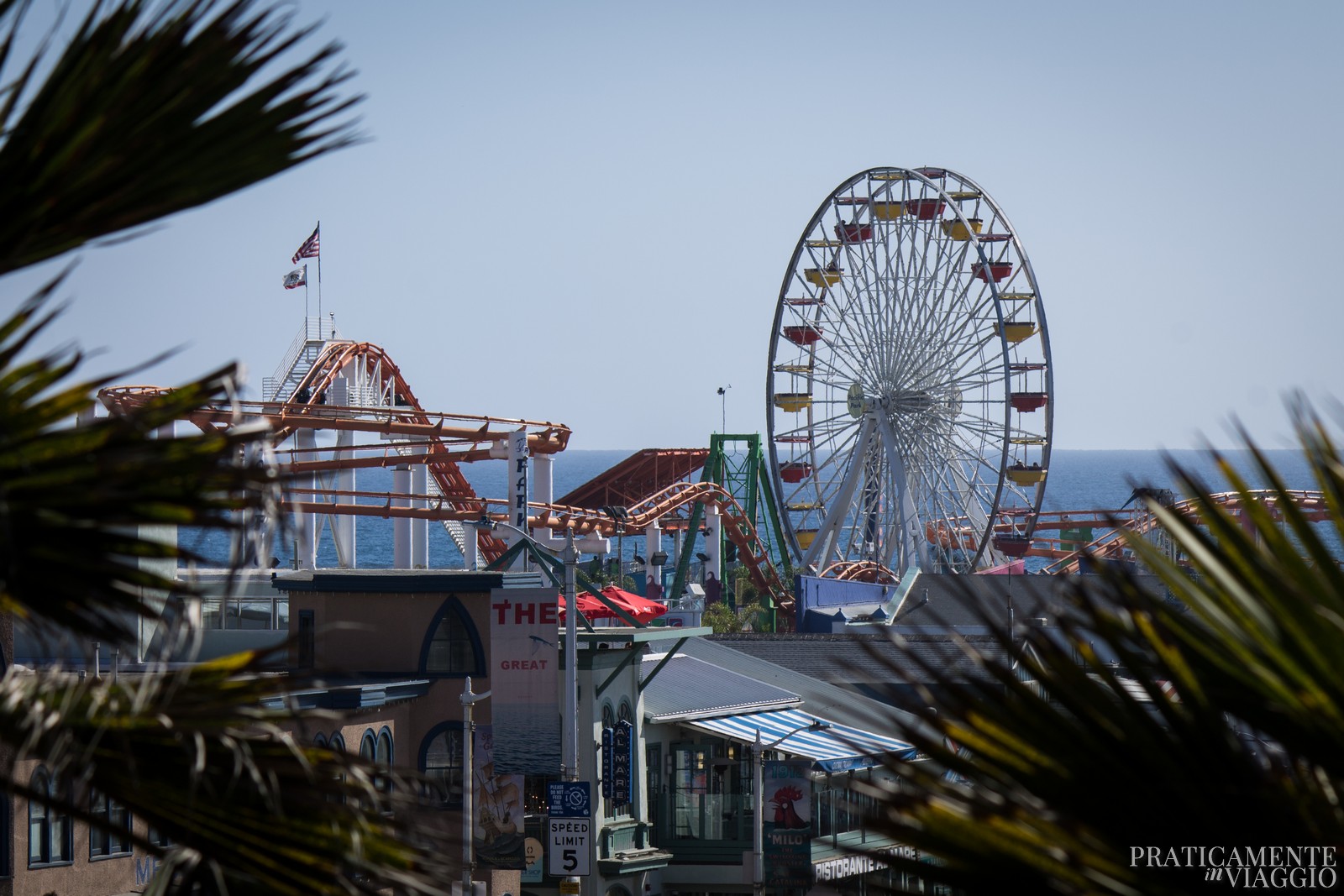 Santa Monica Pier dall'alto