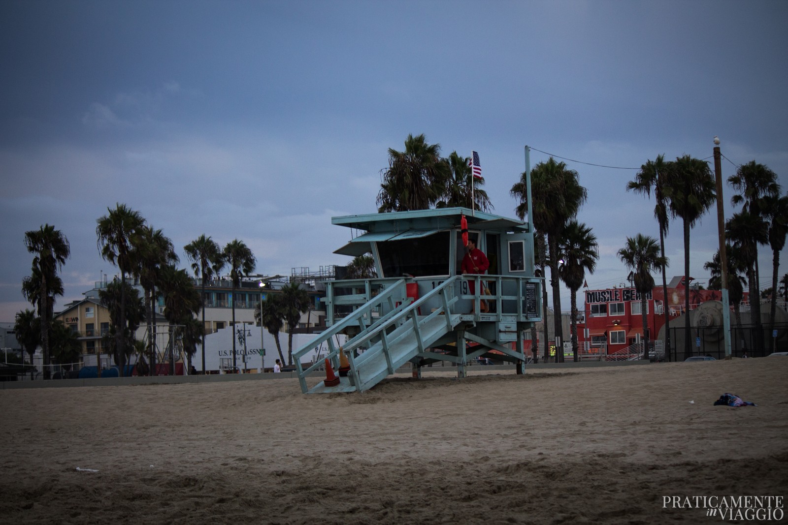 Torretta dei baywatch a Venice beach