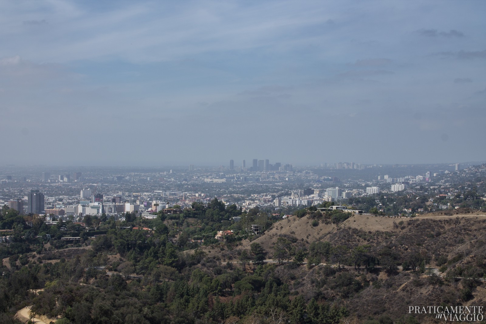 Vista su Los Angeles dal Griffith Park