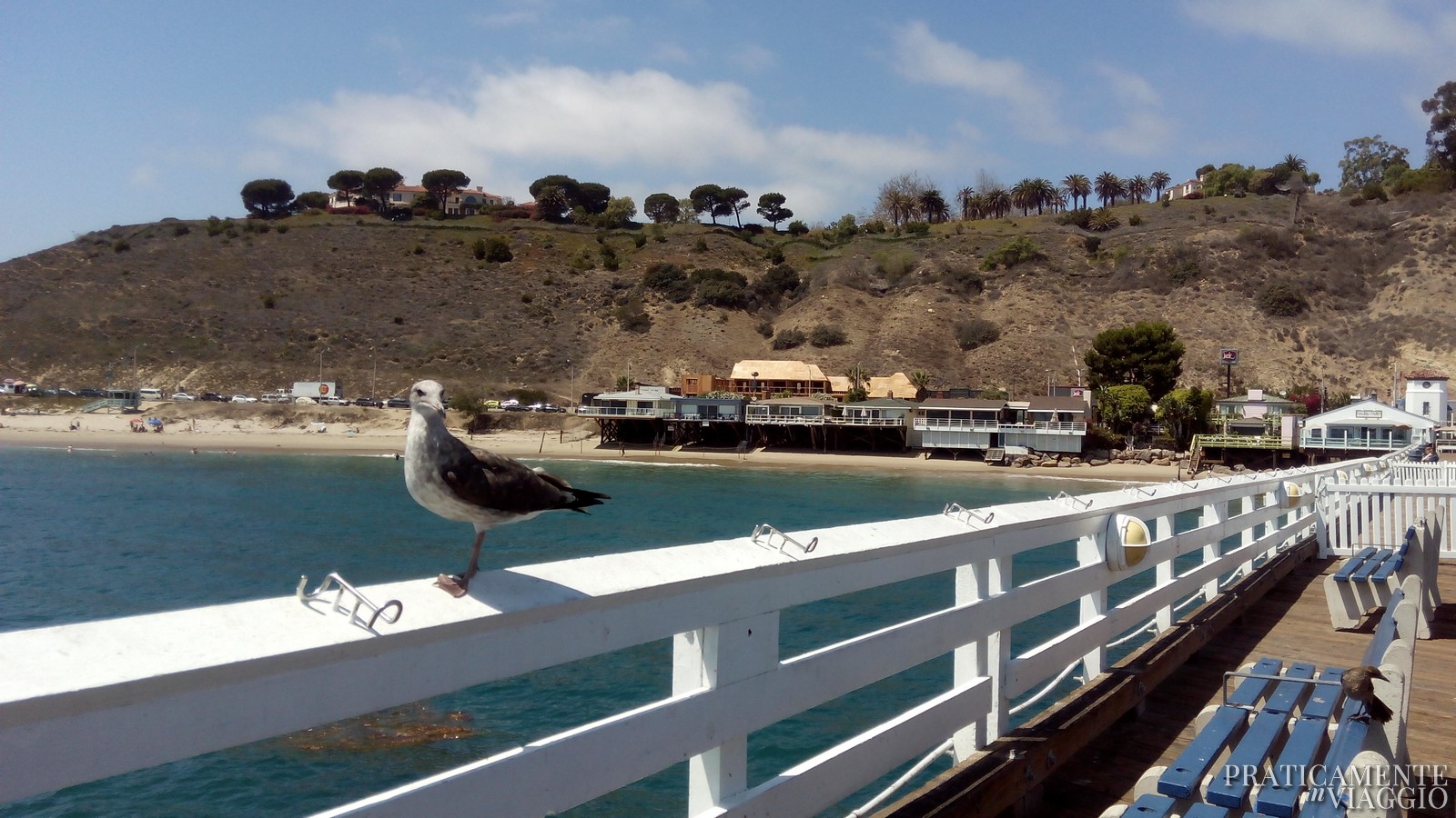 Spiaggia di Malibu dal molo